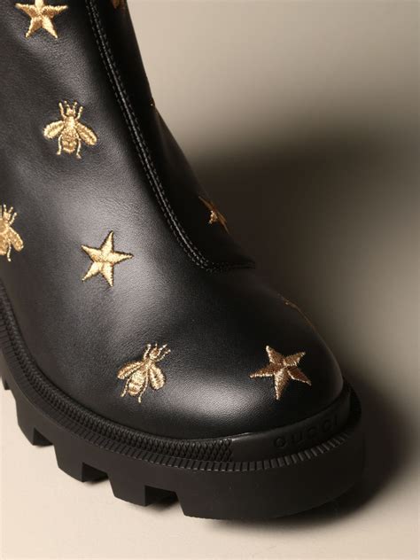 gucci star and bee boots.